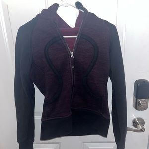 Purple Lululemon scuba hoodie